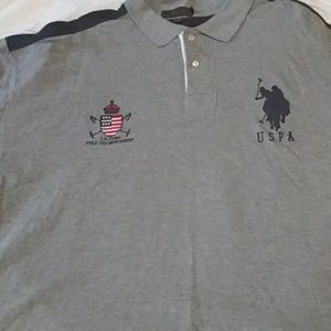 USPA Polo short sleve shirt size 6x men